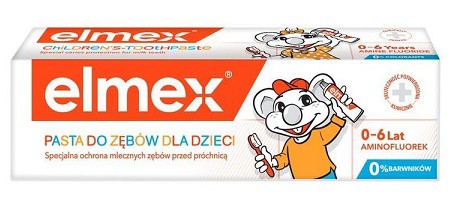 ZP Elmex dětská 0 - 6 let | Kosmetické a dentální výrobky - Dentální hygiena - Zubní pasty